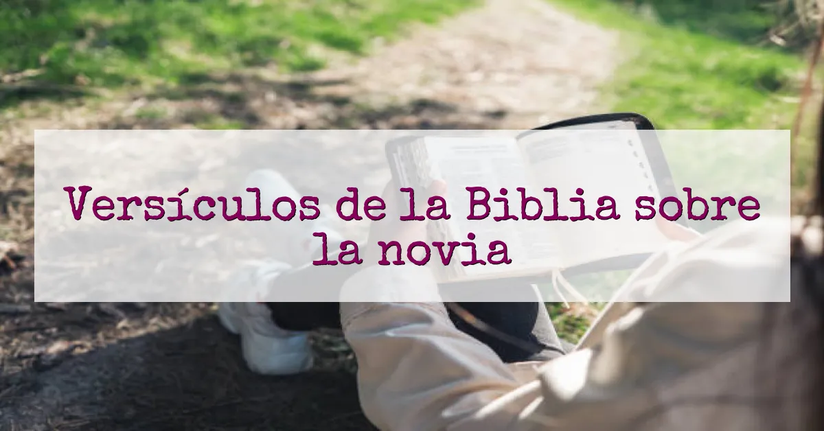 Versículos de la Biblia sobre la novia
