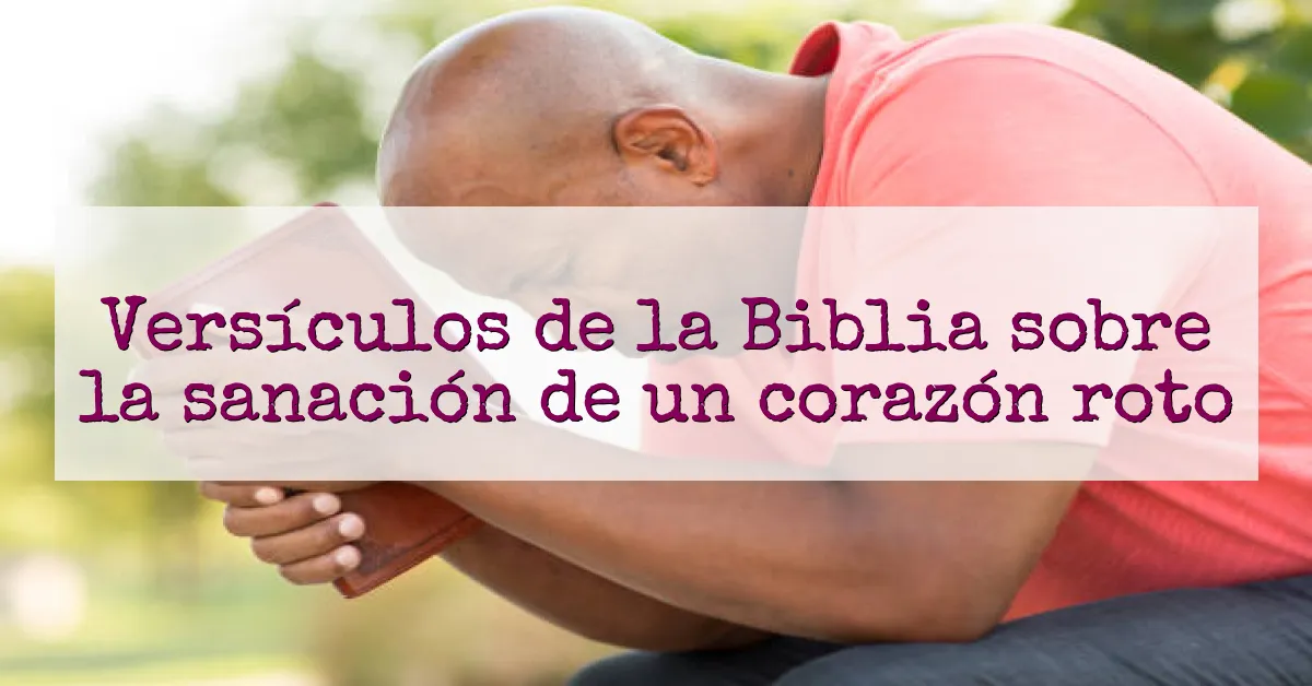 Versículos de la Biblia sobre la sanación de un corazón roto