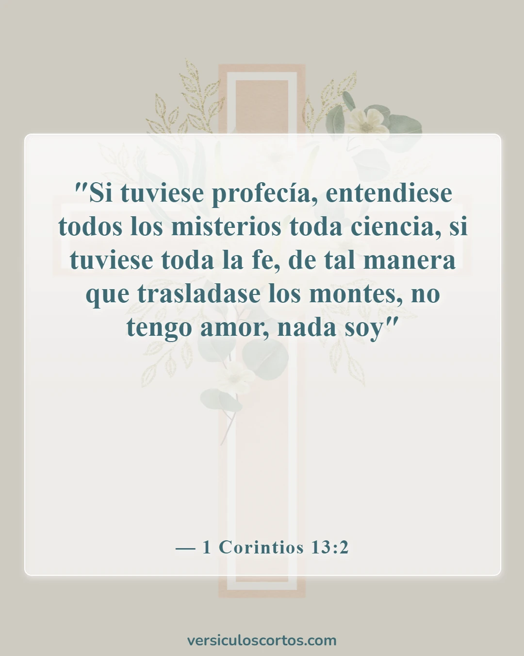 Versículos de la Biblia sobre los dones espirituales (1 Corintios 13:2)
