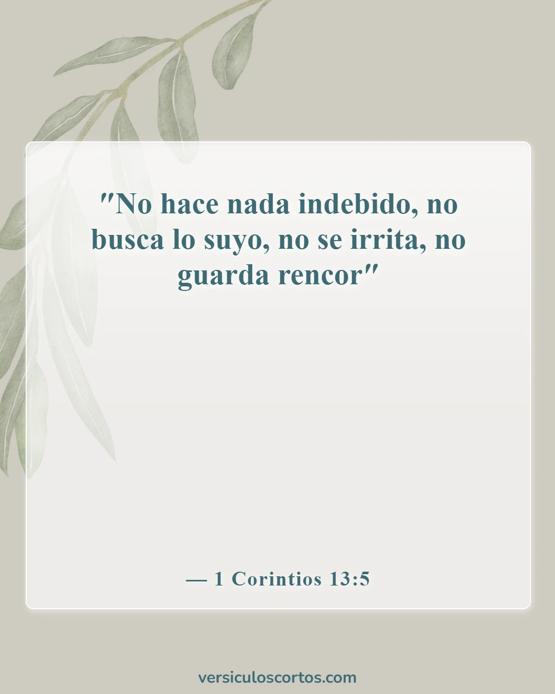 Versículos de la Biblia para parejas en tiempos difíciles (1 Corintios 13:5)