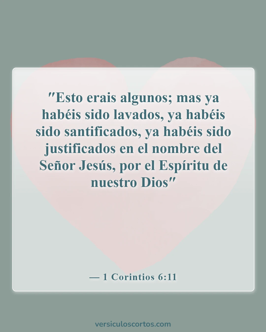 Versículos de la Biblia sobre cómo Dios me acepta (1 Corintios 6:11)