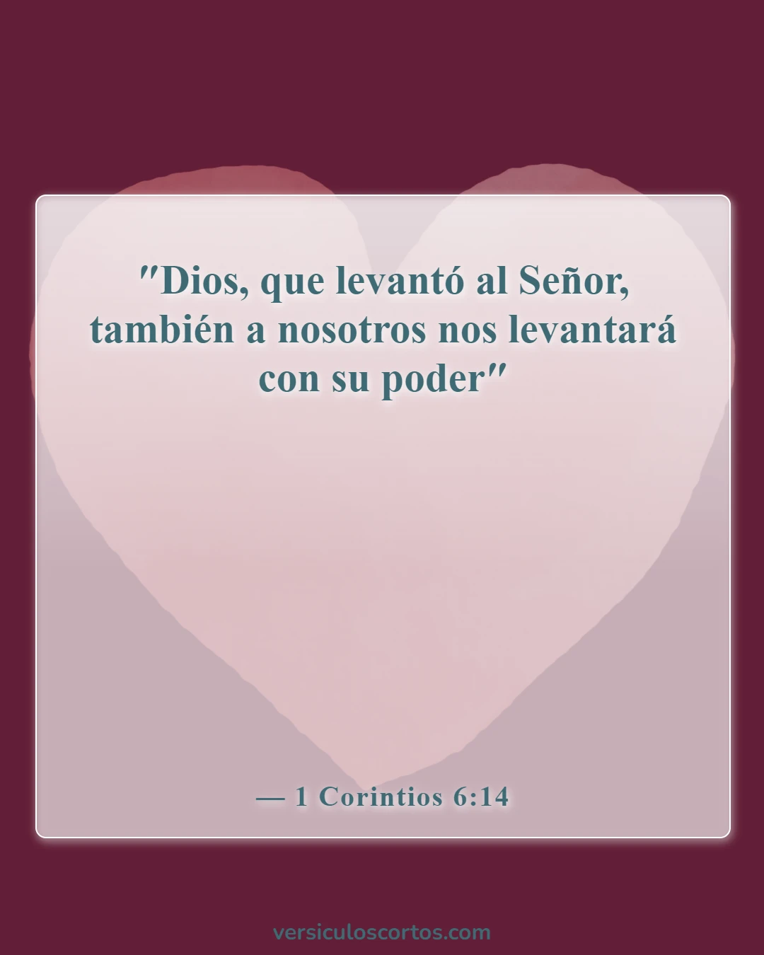 Versículos de la Biblia sobre salir con un no creyente (1 Corintios 6:14)