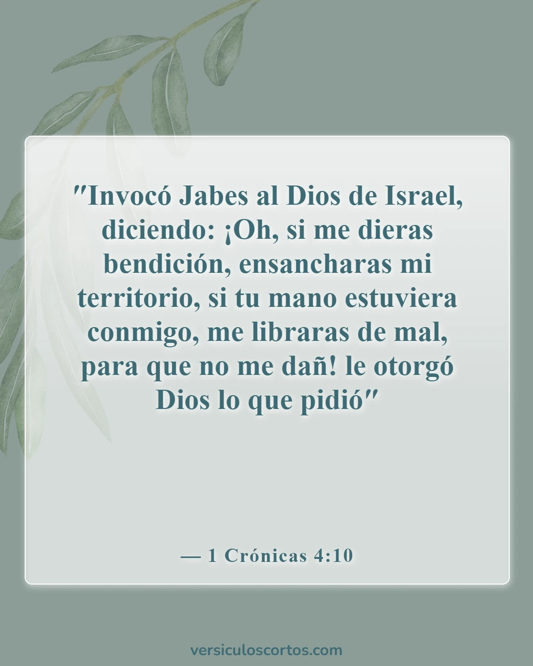 Versículos bíblicos sobre la vida abundante (1 Crónicas 4:10)