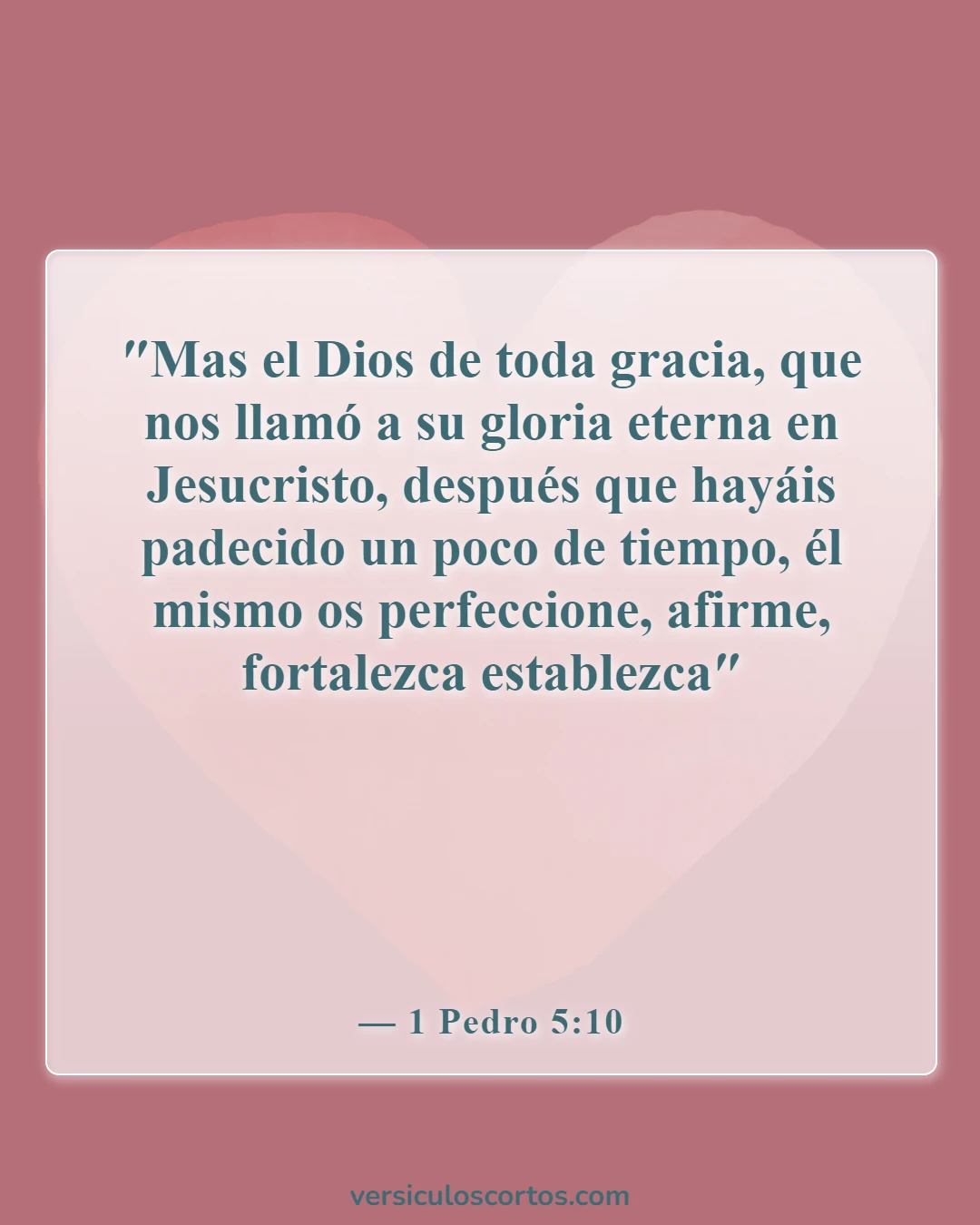 Versículos bíblicos sobre bendecir a alguien (1 Pedro 5:10)