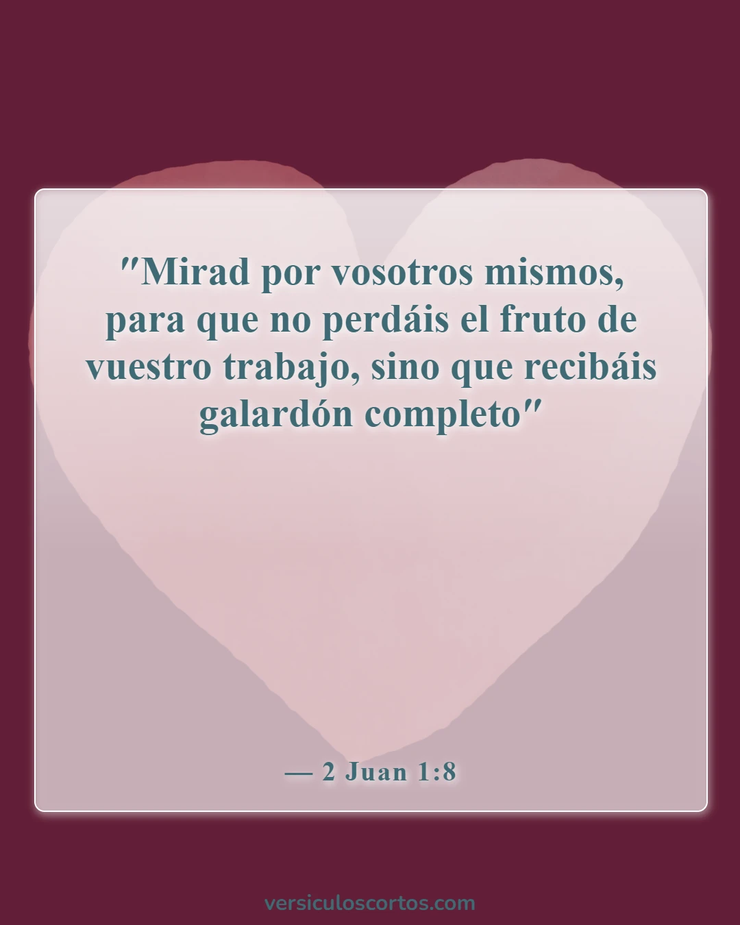 Versículos bíblicos sobre el Anticristo (2 Juan 1:8)