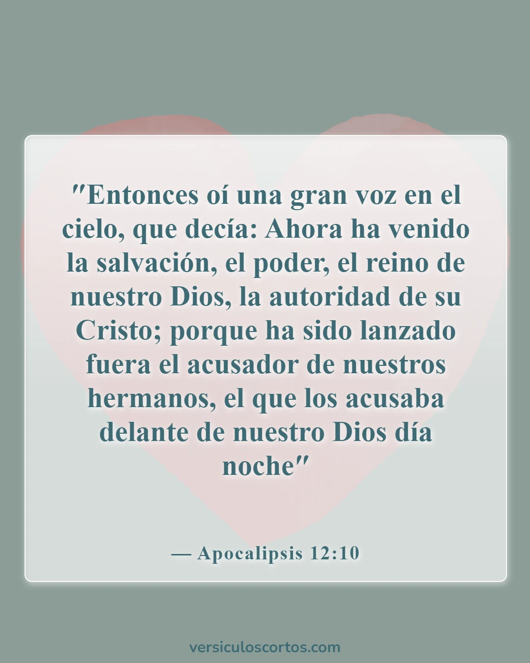 Versículos de la Biblia sobre la vuelta de Jesús (Apocalipsis 12:10)