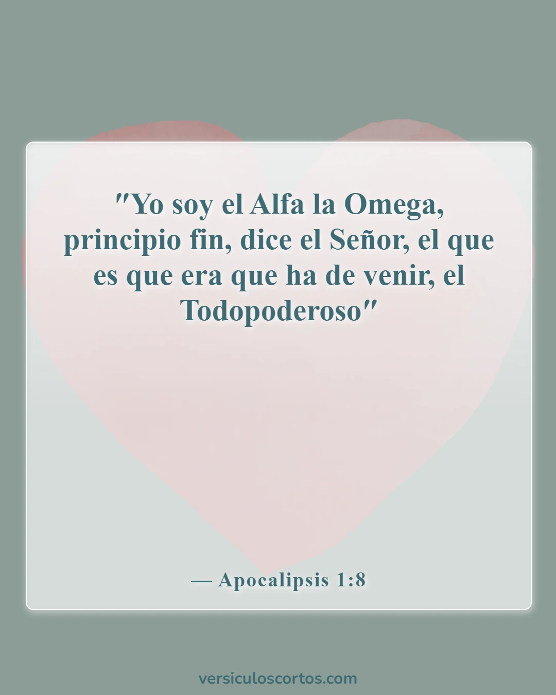 Versículos de la Biblia sobre Jesucristo (Apocalipsis 1:8)