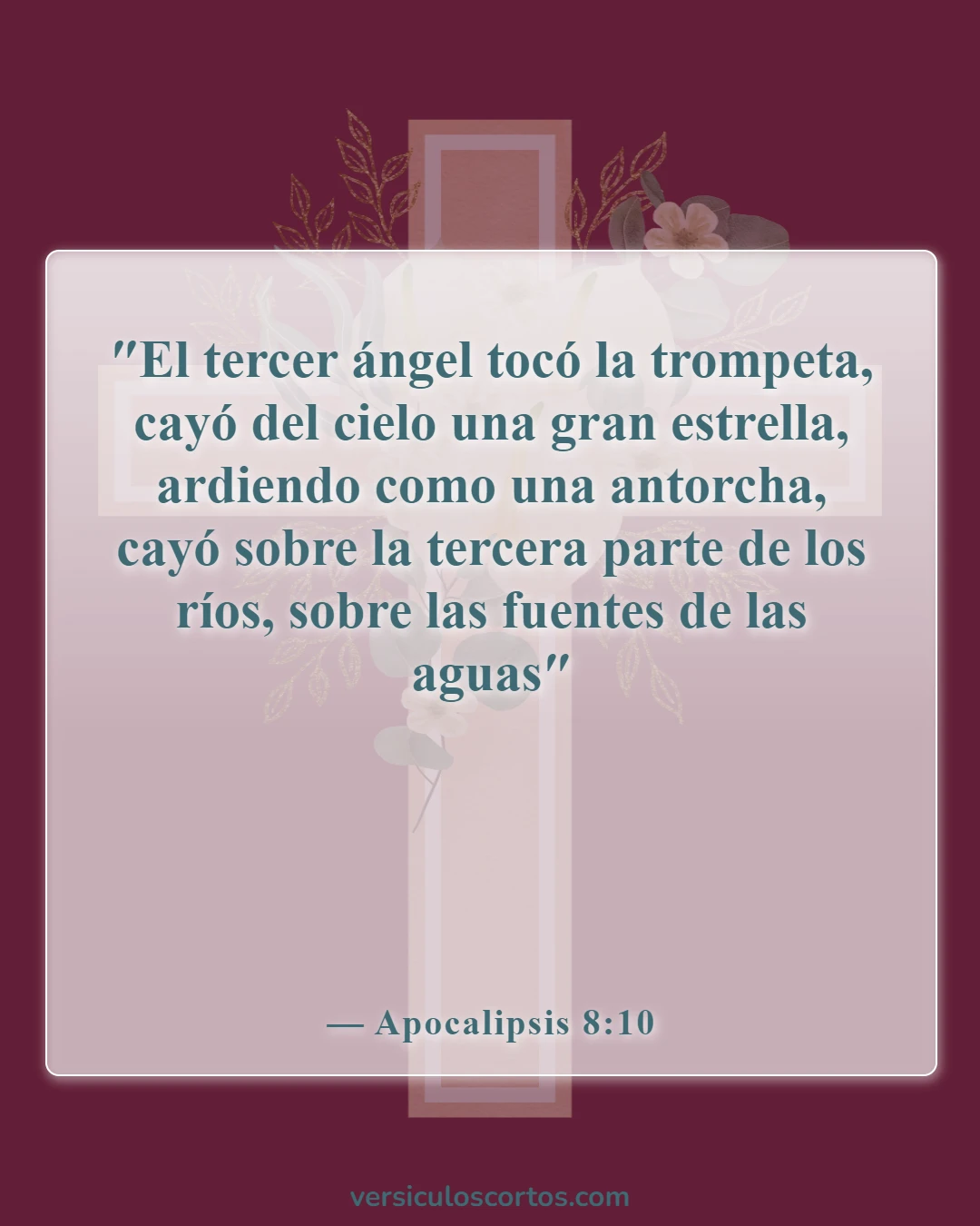 Versículos bíblicos sobre el fin del mundo (Apocalipsis 8:10)