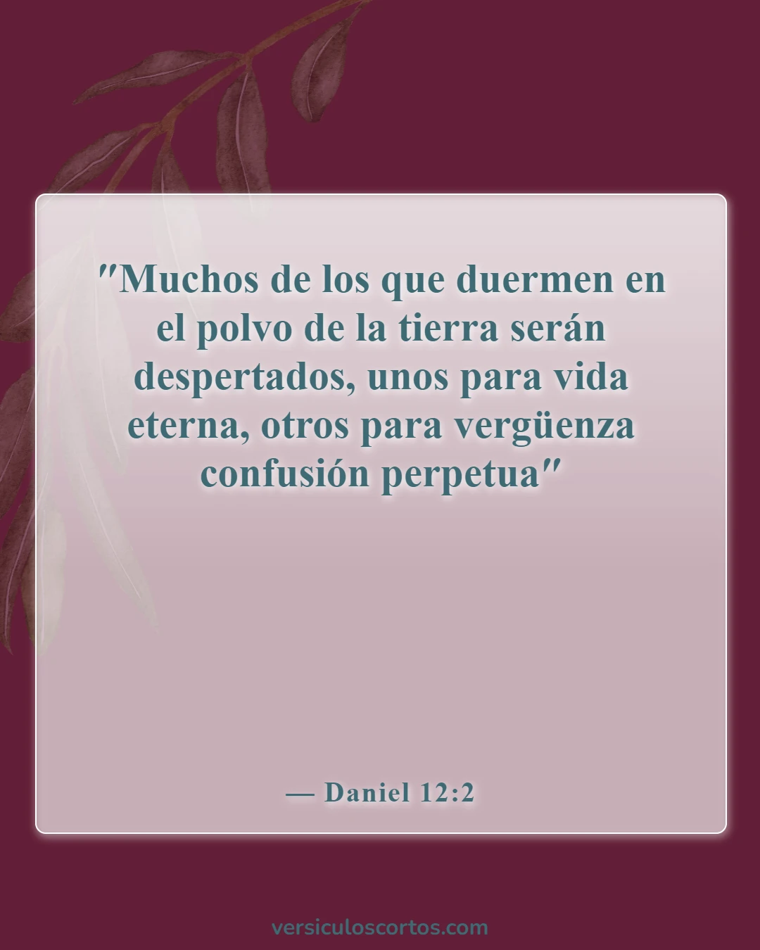 Versículos de la Biblia sobre la vida eterna (Daniel 12:2)