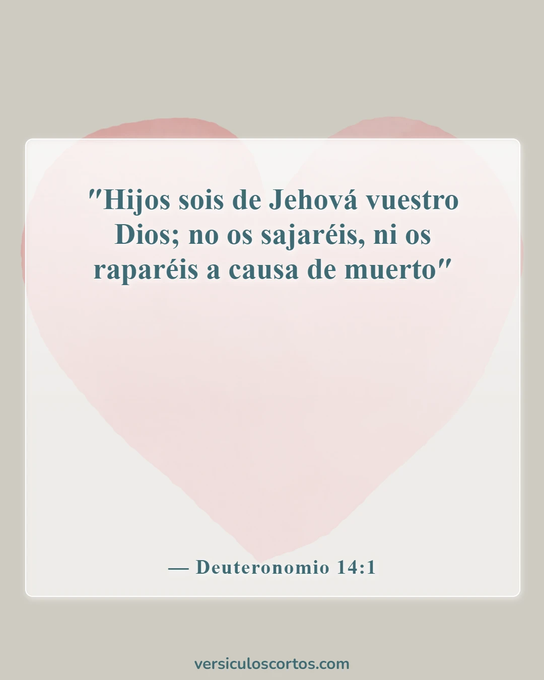Versículos de la Biblia sobre perforaciones corporales y tatuajes (Deuteronomio 14:1)