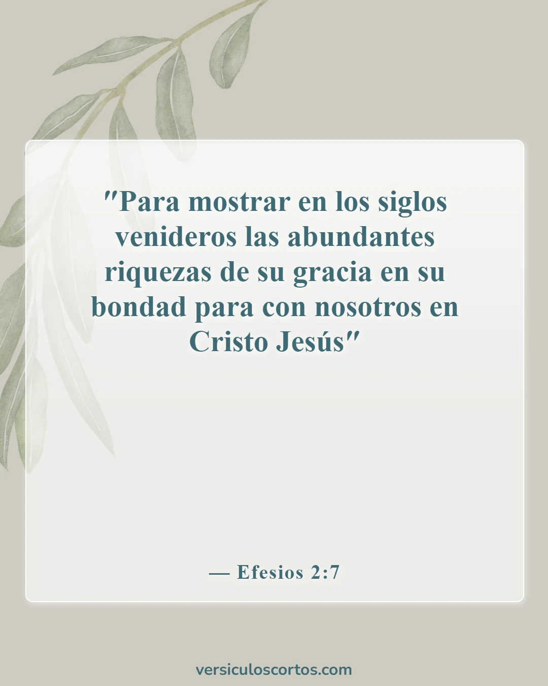 Versículos bíblicos sobre la vida abundante (Efesios 2:7)