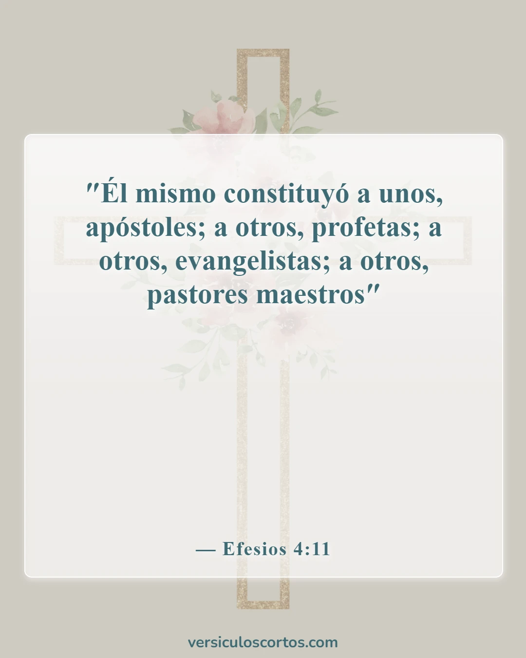 Versículos de la Biblia sobre los dones espirituales (Efesios 4:11)
