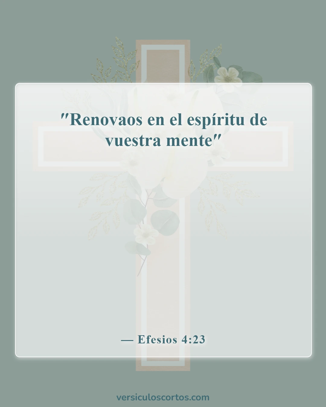 Versículos bíblicos sobre el cristiano carnal (Efesios 4:23)