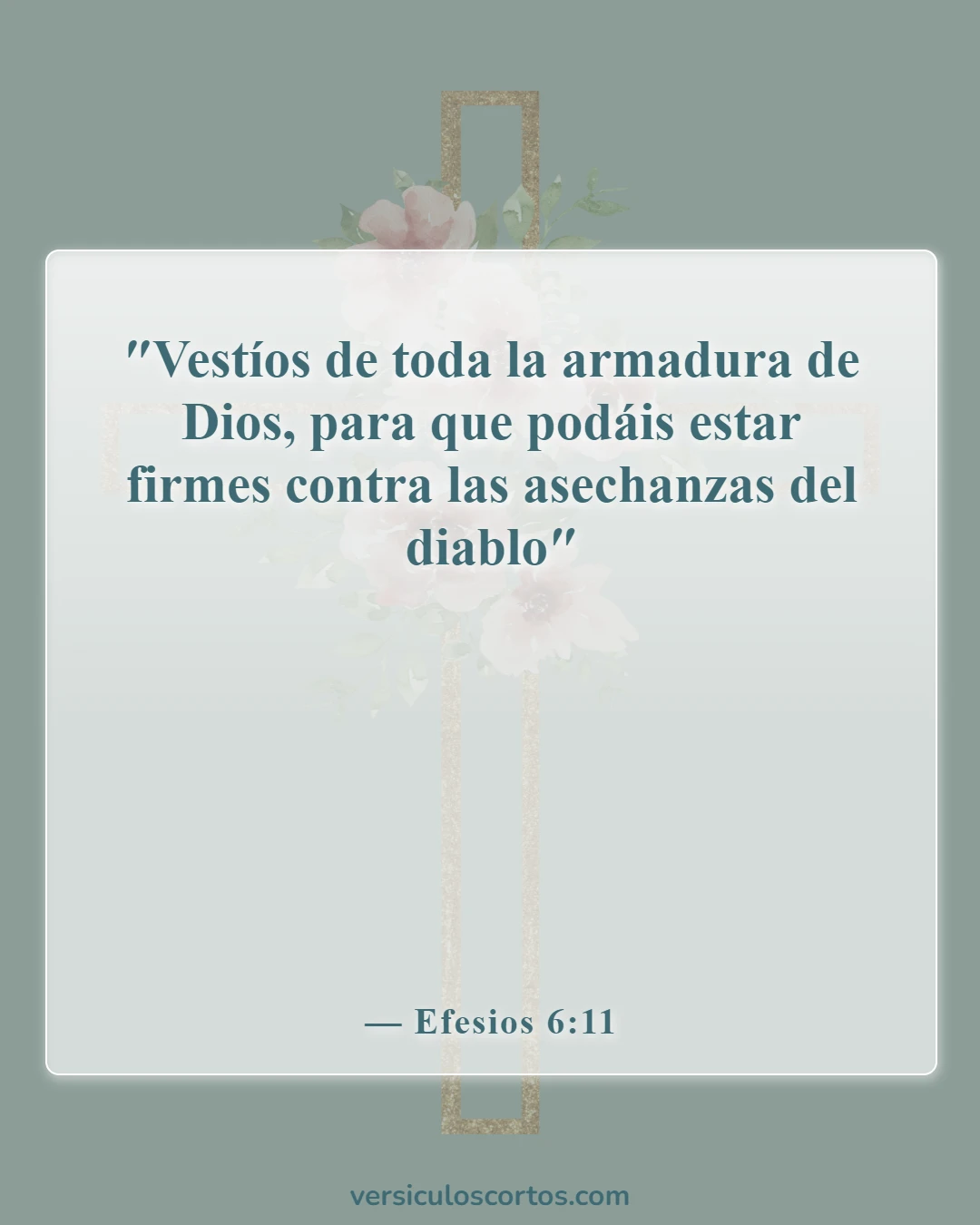 Versículos de la Biblia sobre las tentaciones (Efesios 6:11)
