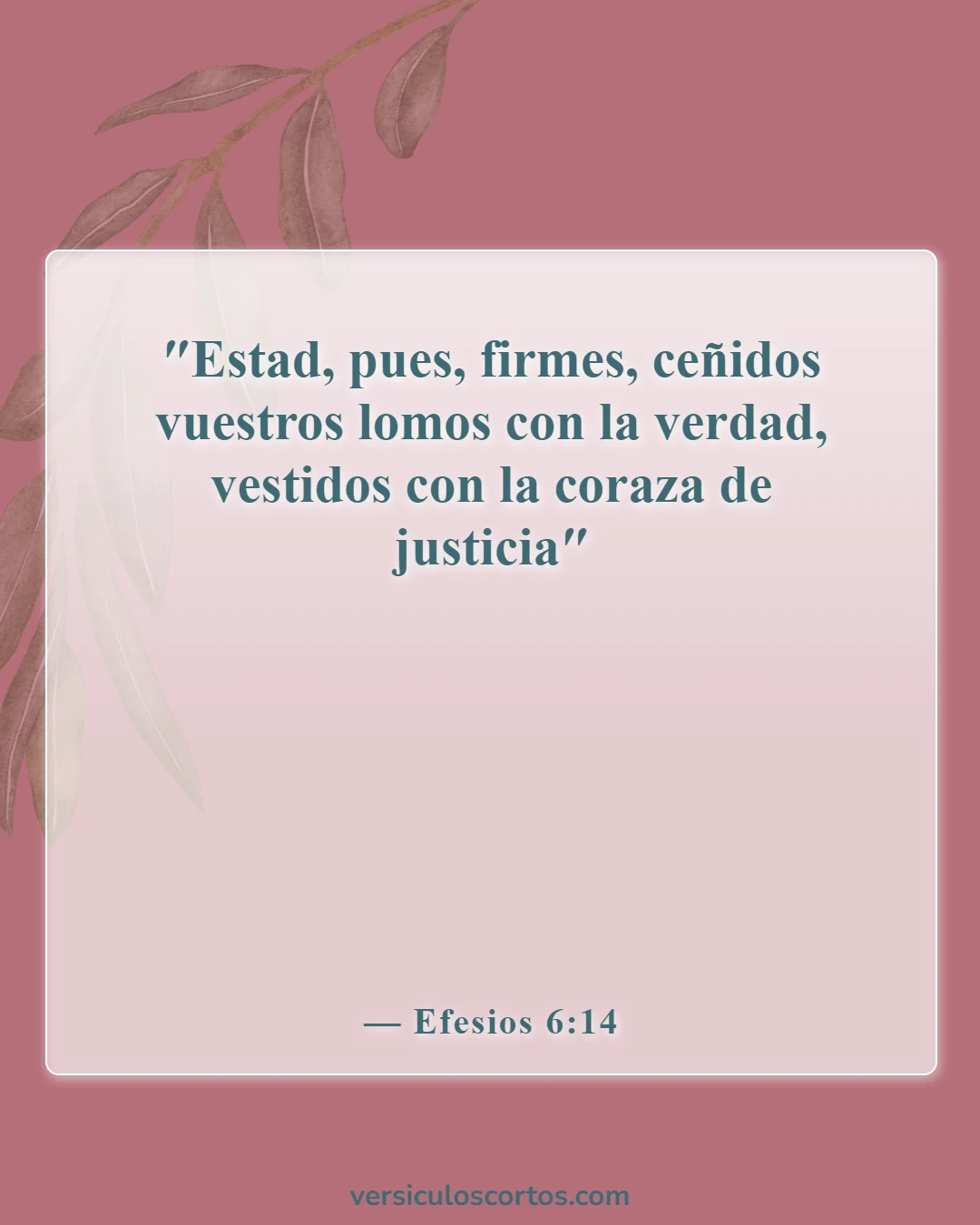 Versículos de la Biblia sobre la Armadura de Dios (Efesios 6:14)