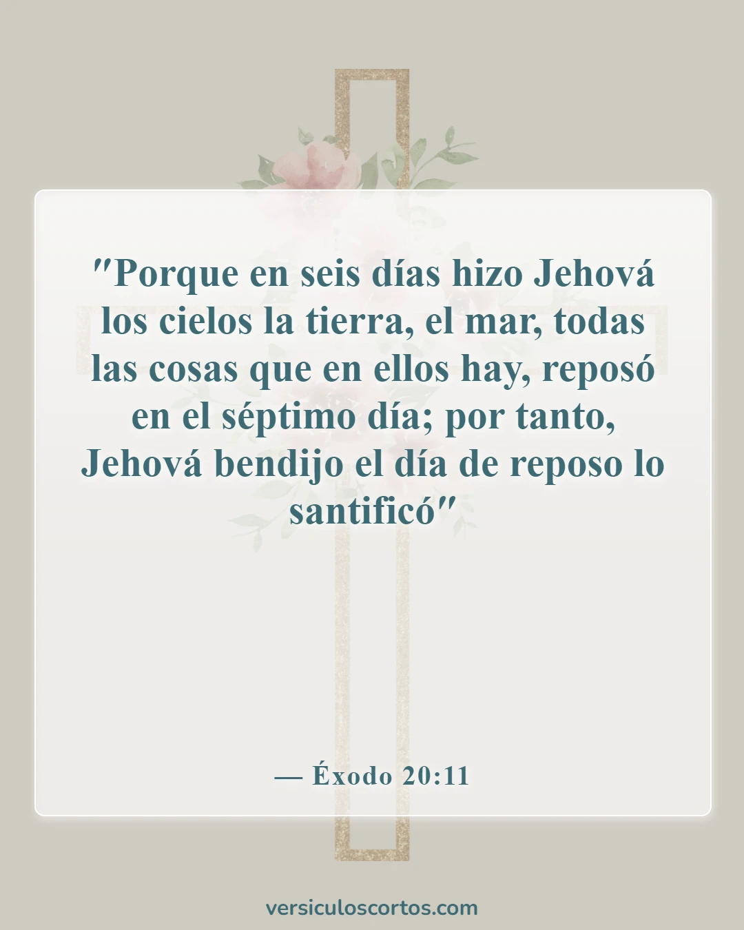 Versículos bíblicos sobre la evolución (Éxodo 20:11)