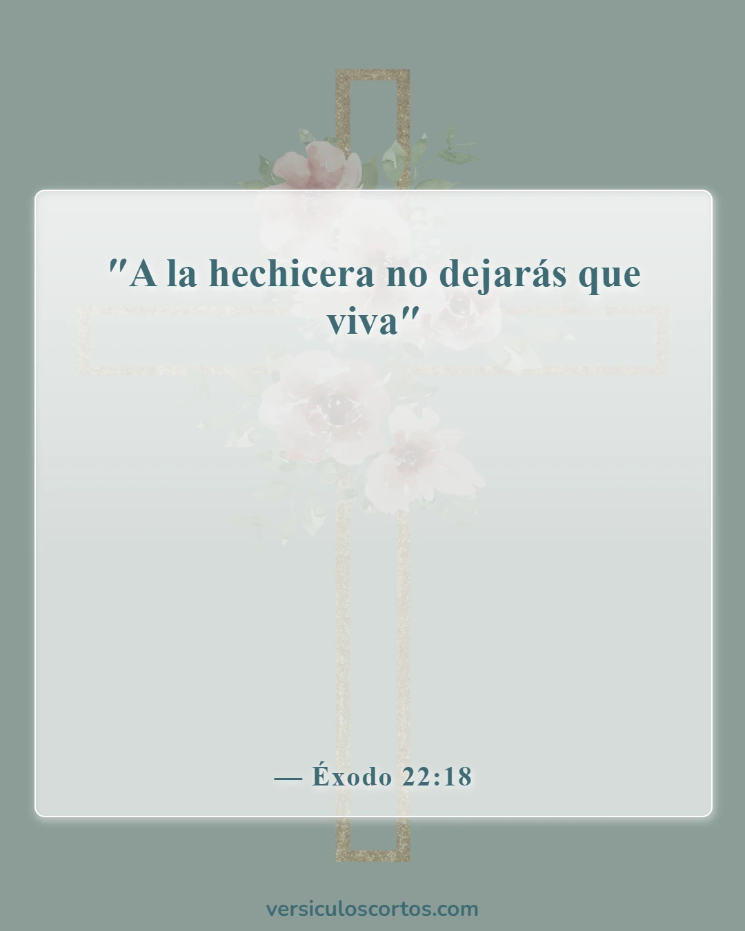 Versículos de la Biblia sobre la magia negra (Éxodo 22:18)