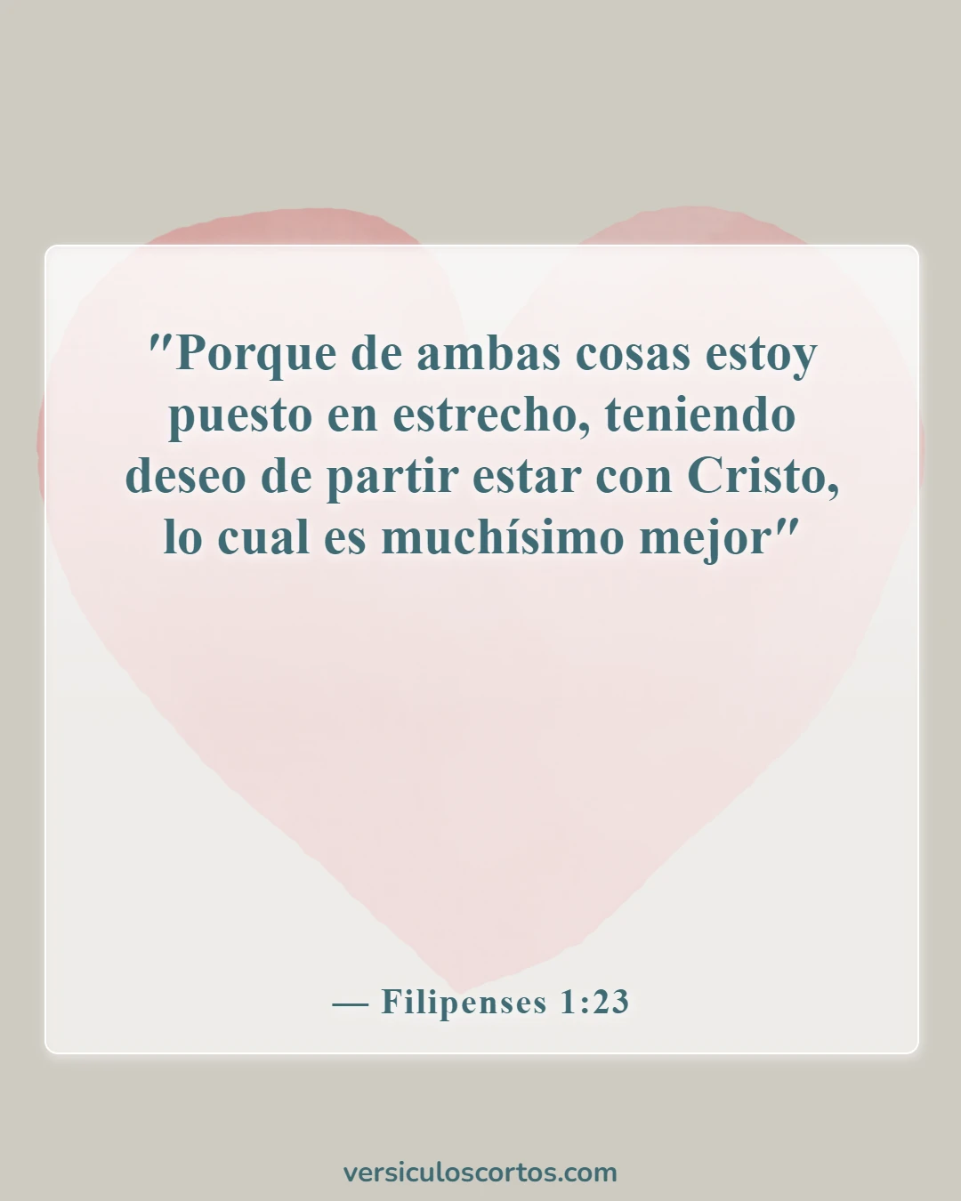 Versículos bíblicos sobre personas en el cielo (Filipenses 1:23)