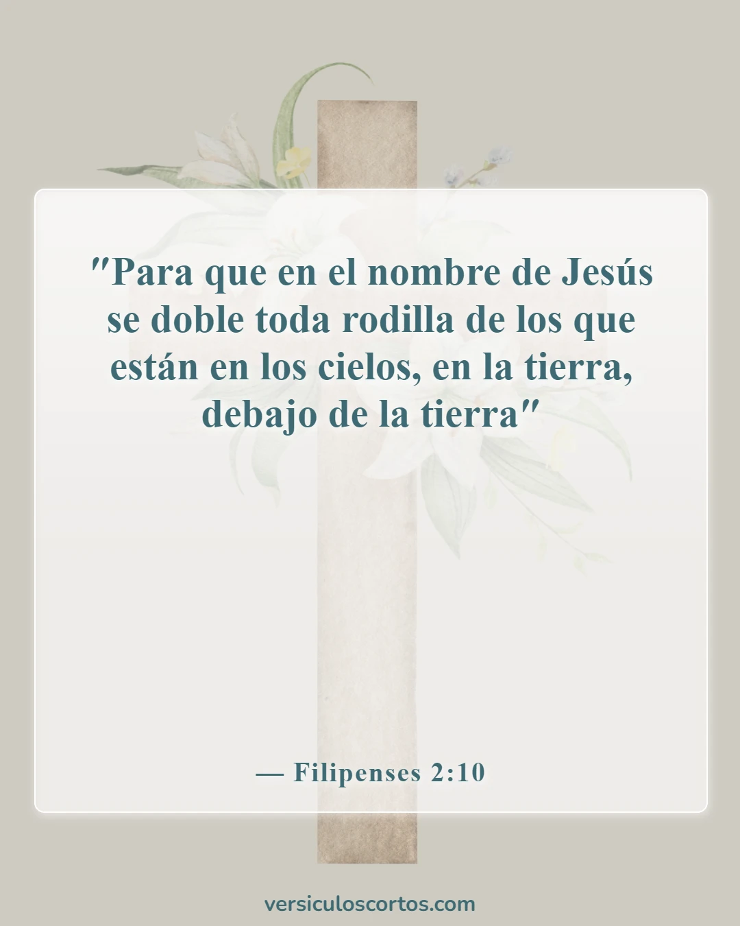 Versículos bíblicos sobre el juicio de Cristo (Filipenses 2:10)
