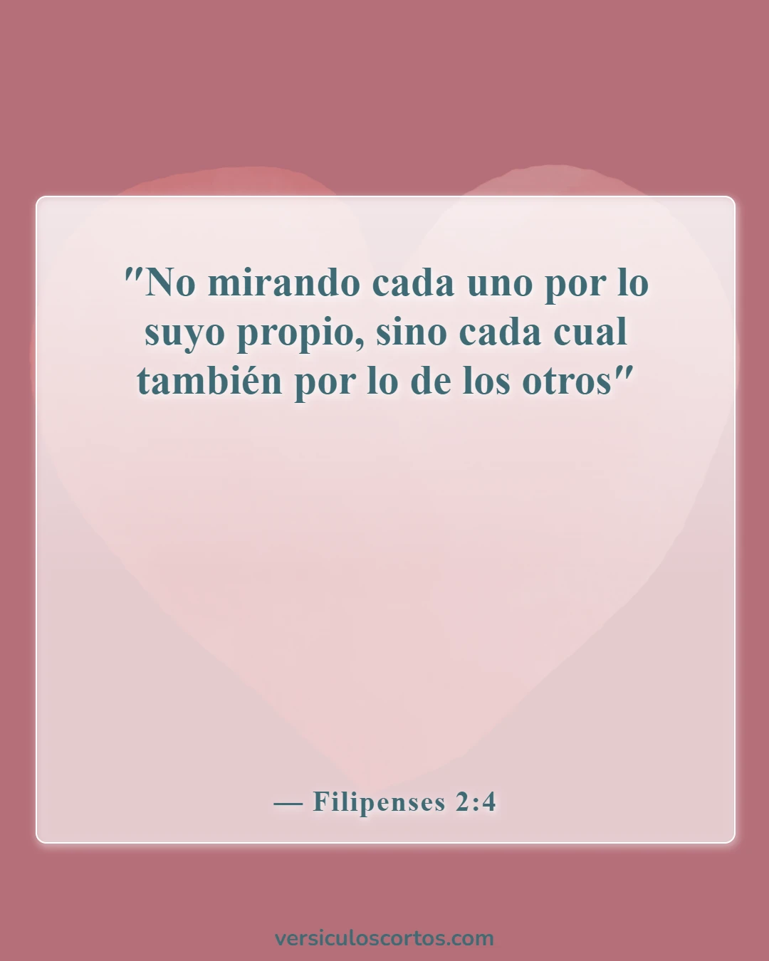 Versículos de la Biblia sobre la compasión hacia los demás (Filipenses 2:4)