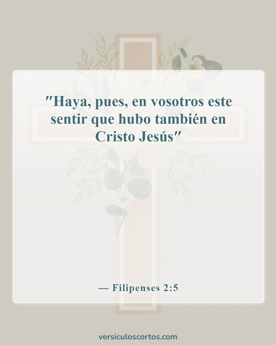 Versículos de la Biblia sobre el poder de la mente (Filipenses 2:5)