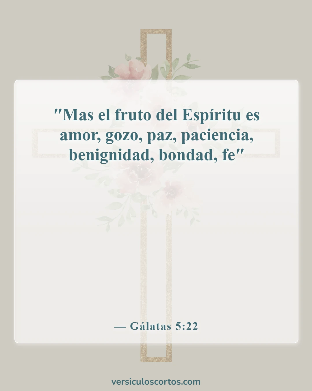 Versículos de la Biblia sobre la compasión hacia los demás (Gálatas 5:22)