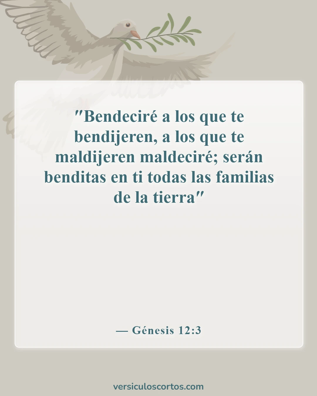 Versículos de la Biblia sobre Abraham (Génesis 12:3)