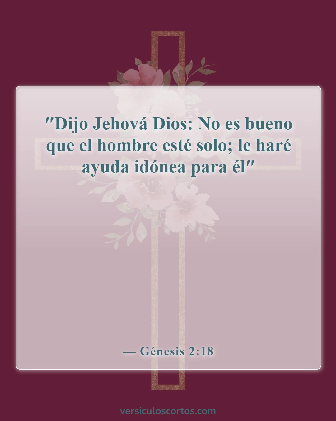 Versículos bíblicos sobre la mujer virtuosa (Génesis 2:18)