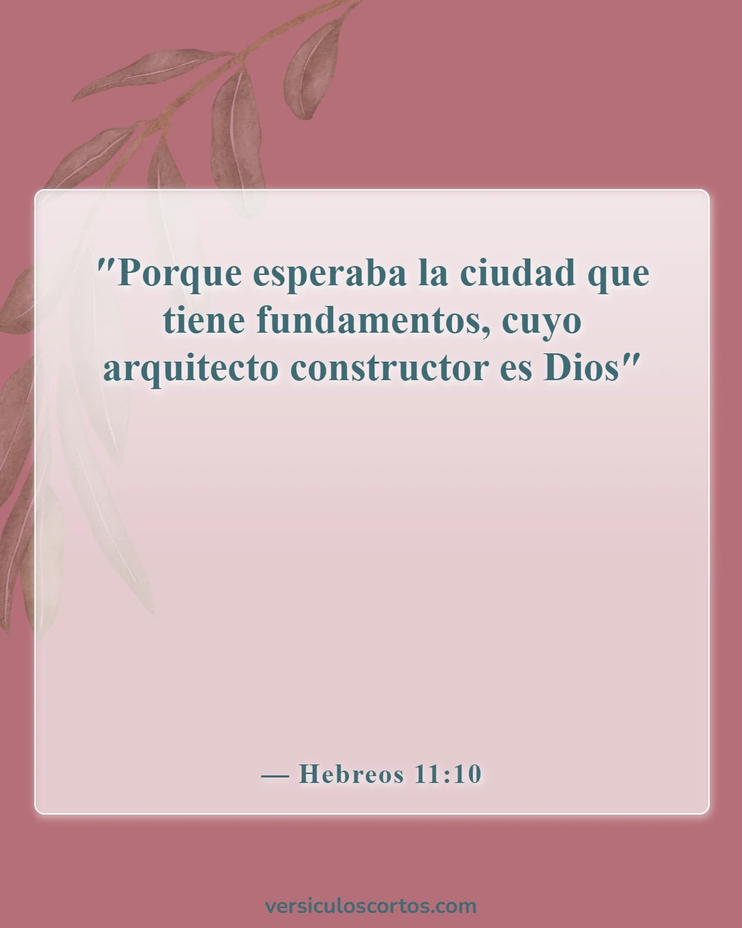 Versículos de la Biblia sobre Abraham (Hebreos 11:10)