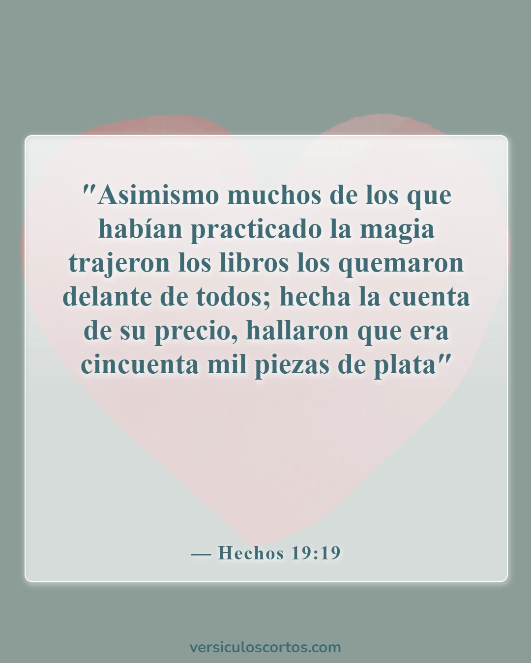Versículos de la Biblia sobre la magia negra (Hechos 19:19)