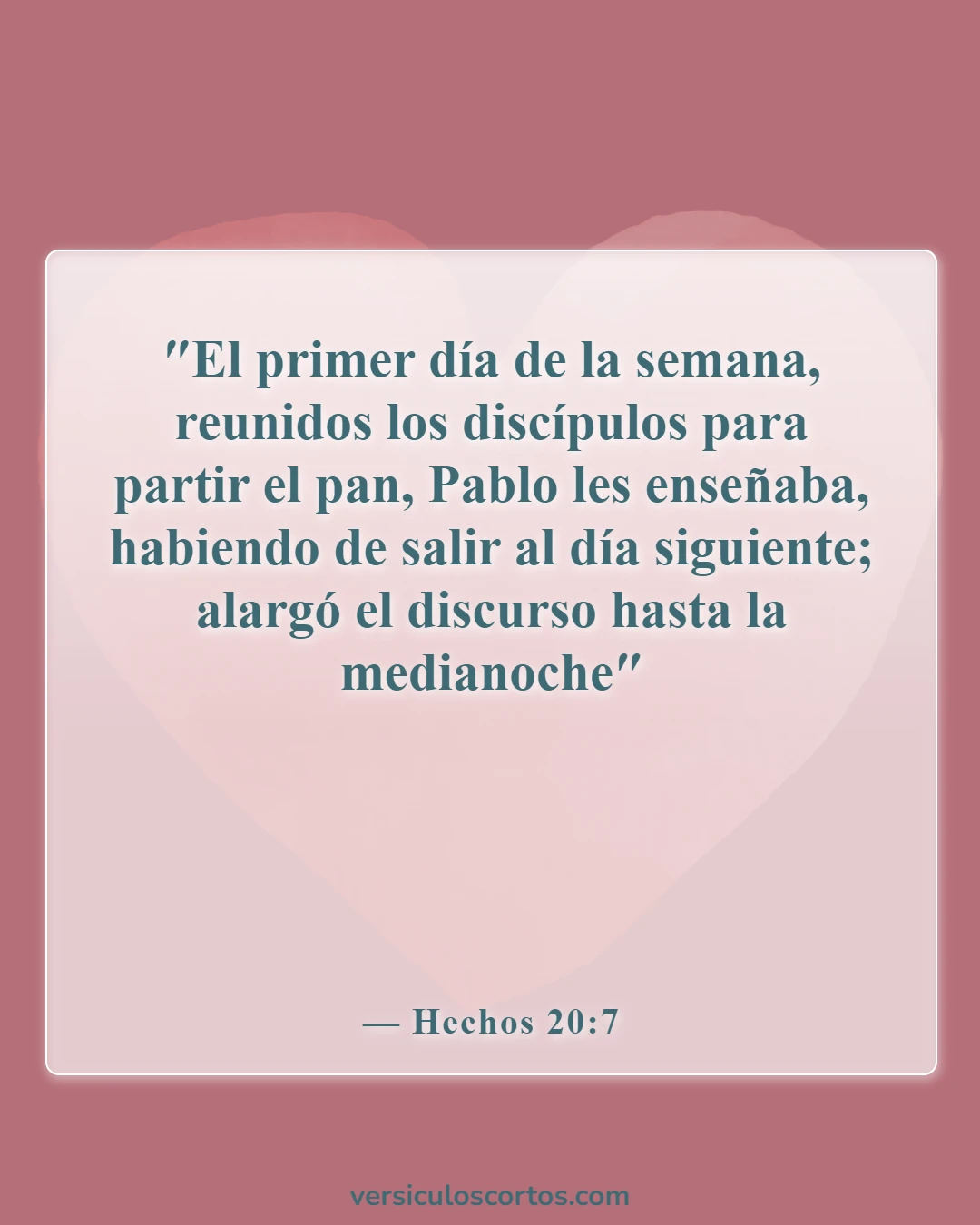 Versículos de la Biblia sobre reunirse juntos (Hechos 20:7)