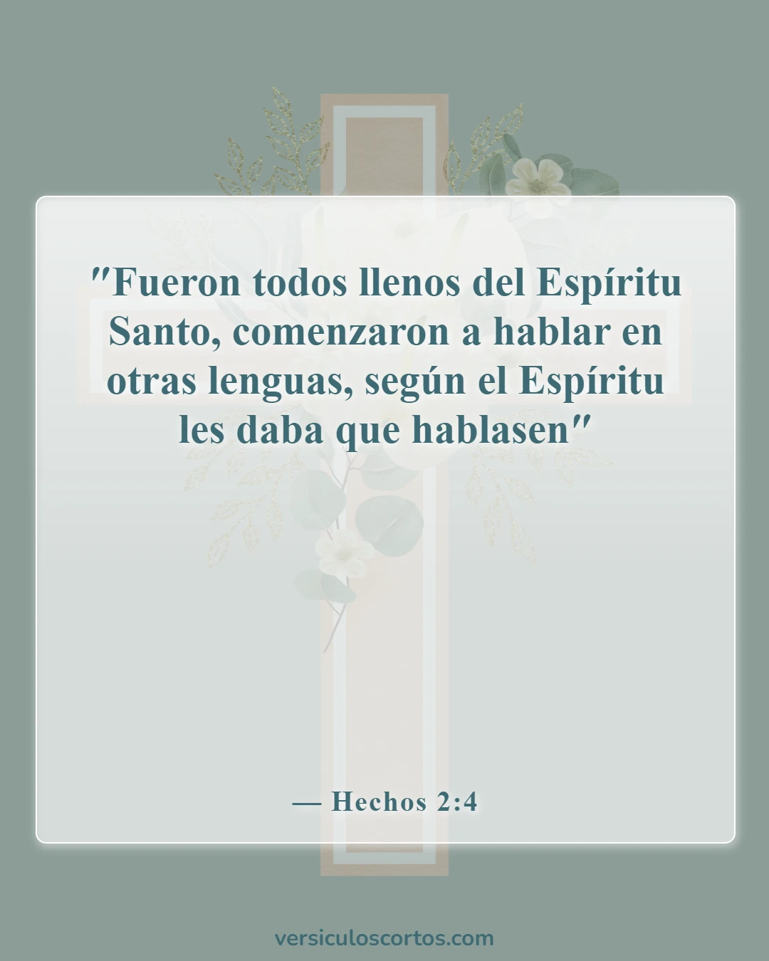 Versículos de la Biblia sobre los dones del Espíritu Santo (Hechos 2:4)