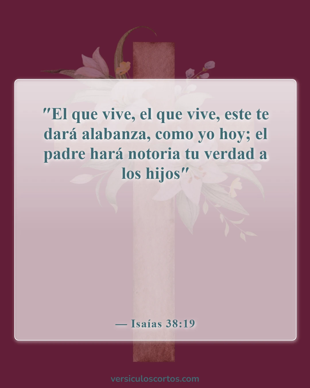 Versículos bíblicos sobre las responsabilidades de los padres (Isaías 38:19)