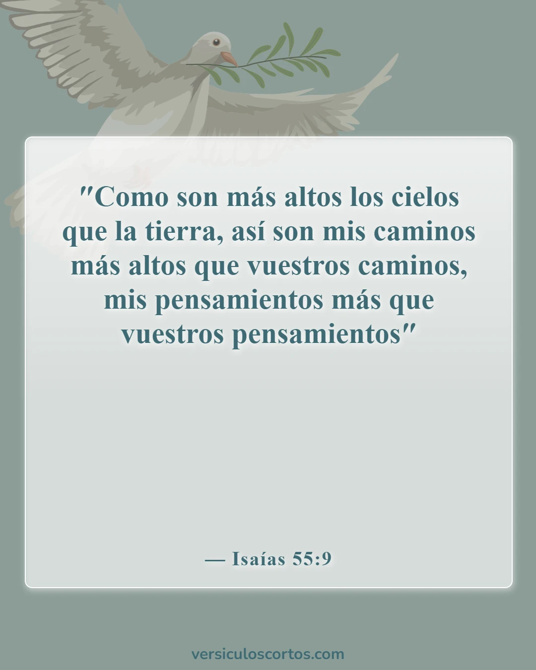 Versículos de la Biblia sobre el hombre (Isaías 55:9)