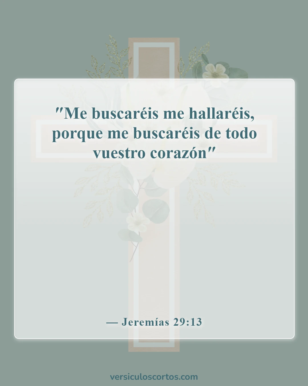 Versículos de la Biblia sobre cómo ser salvo (Jeremías 29:13)