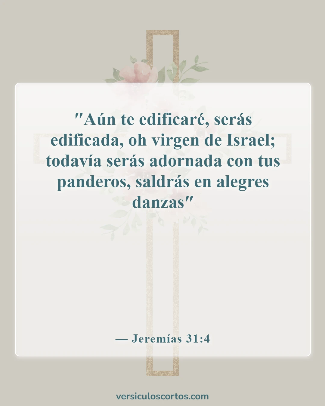 Versículos de la Biblia sobre bailar en la iglesia (Jeremías 31:4)