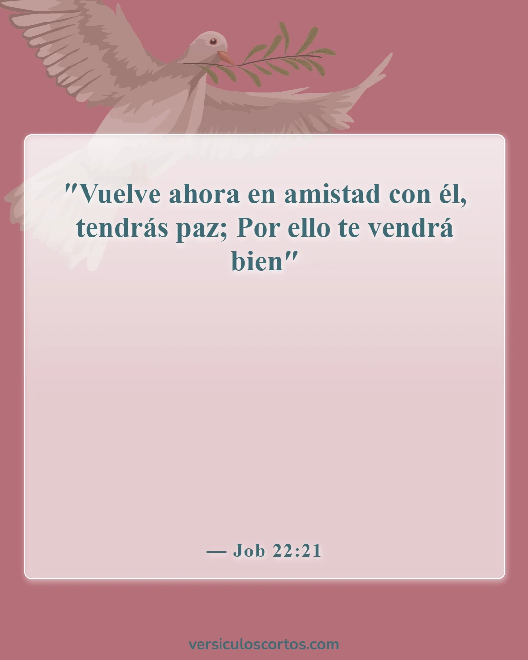 Versículos bíblicos sobre la abundancia (Job 22:21)