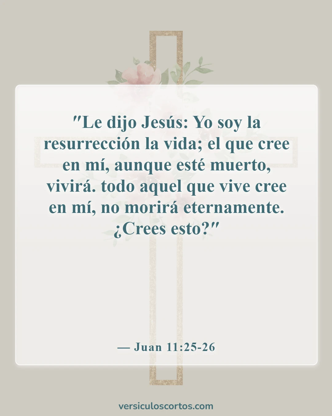 Versículos de la Biblia sobre la fe (Juan 11:25-26)
