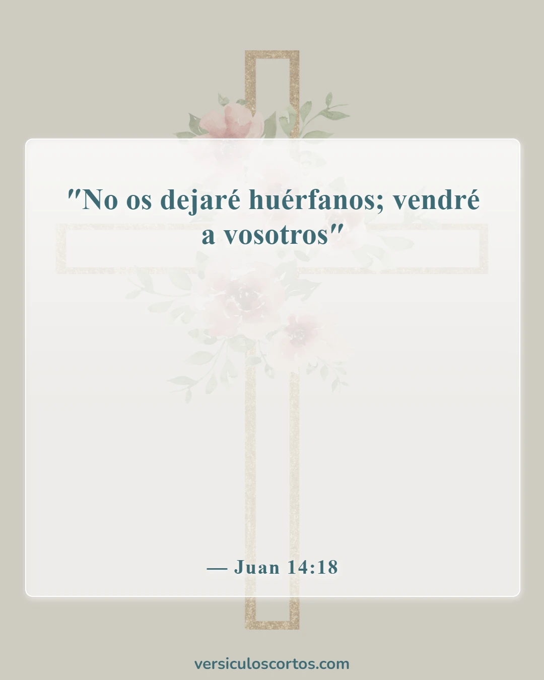 Versículos de la Biblia sobre el abandono de niños (Juan 14:18)