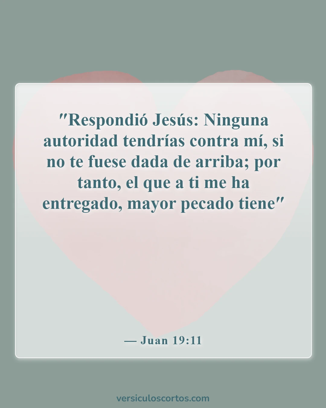 Versículos de la Biblia sobre el castigo por asesinato (Juan 19:11)