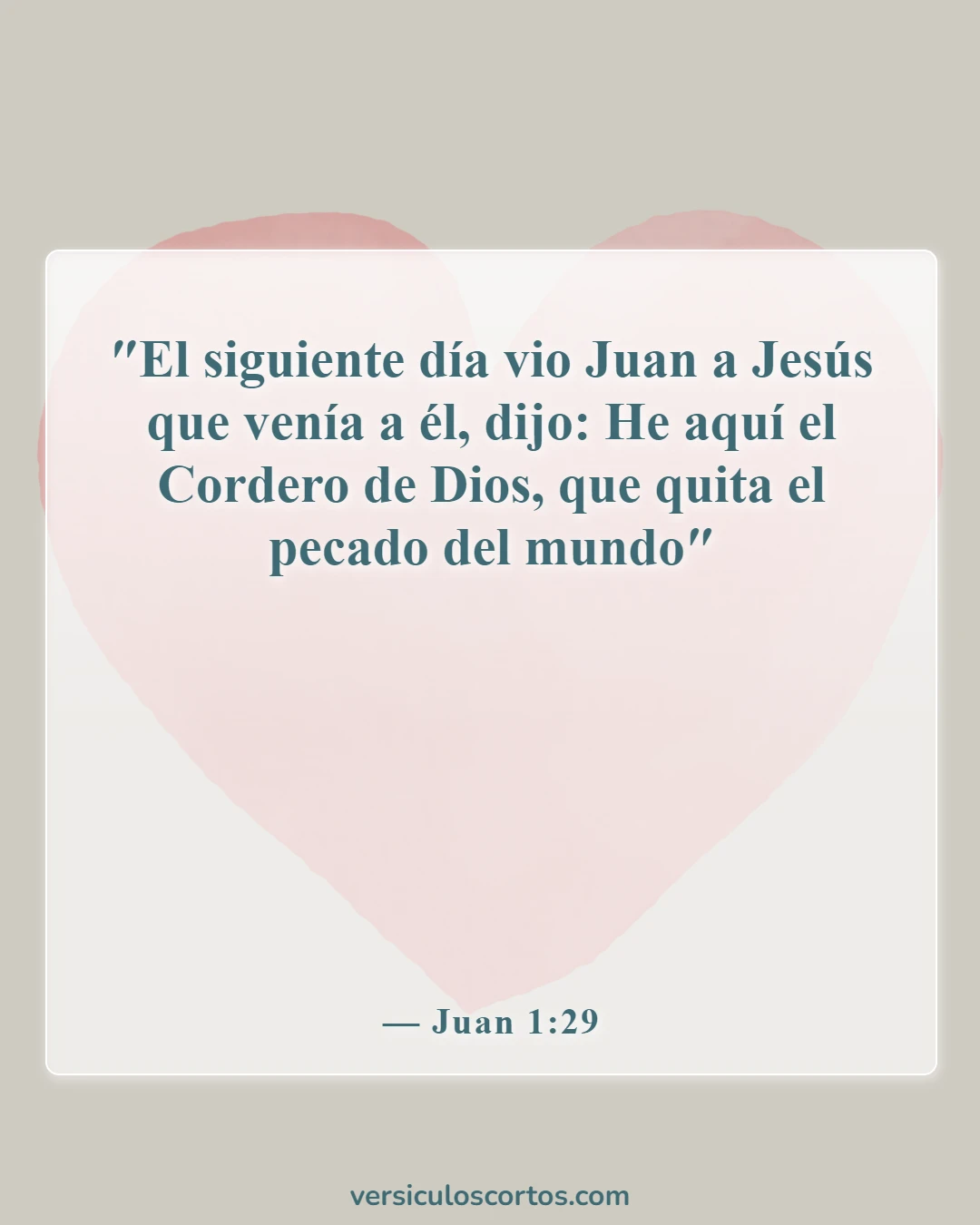 Versículos de la Biblia sobre Jesucristo (Juan 1:29)