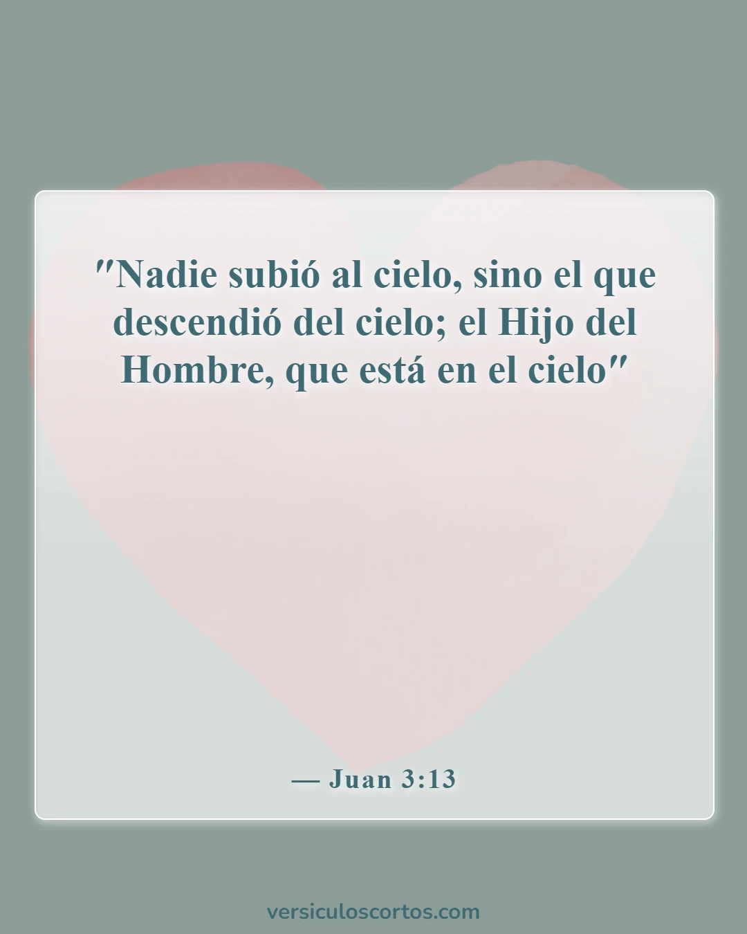 Versículos de la Biblia sobre Jesús es Dios (Juan 3:13)