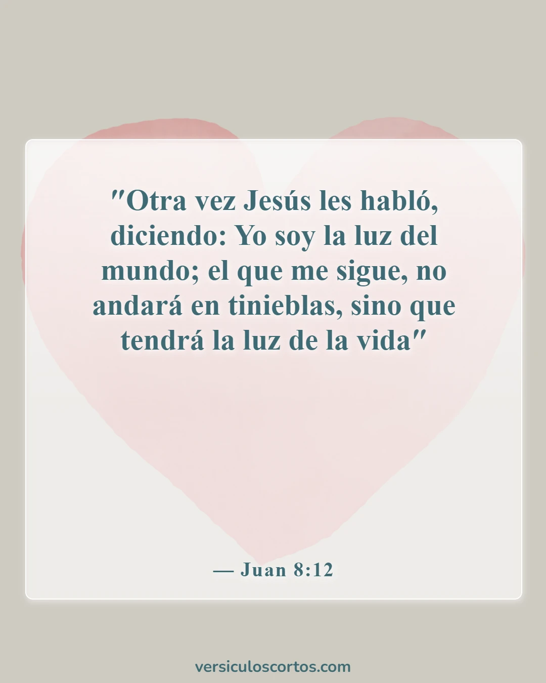 Versículos de la Biblia sobre Jesucristo (Juan 8:12)
