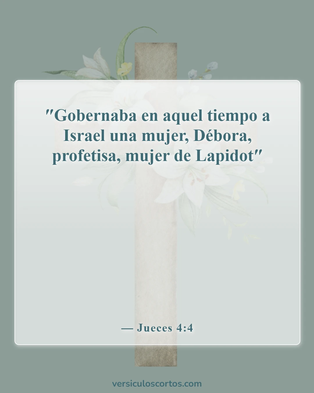 Versículos de la Biblia sobre las mujeres cristianas (Jueces 4:4)