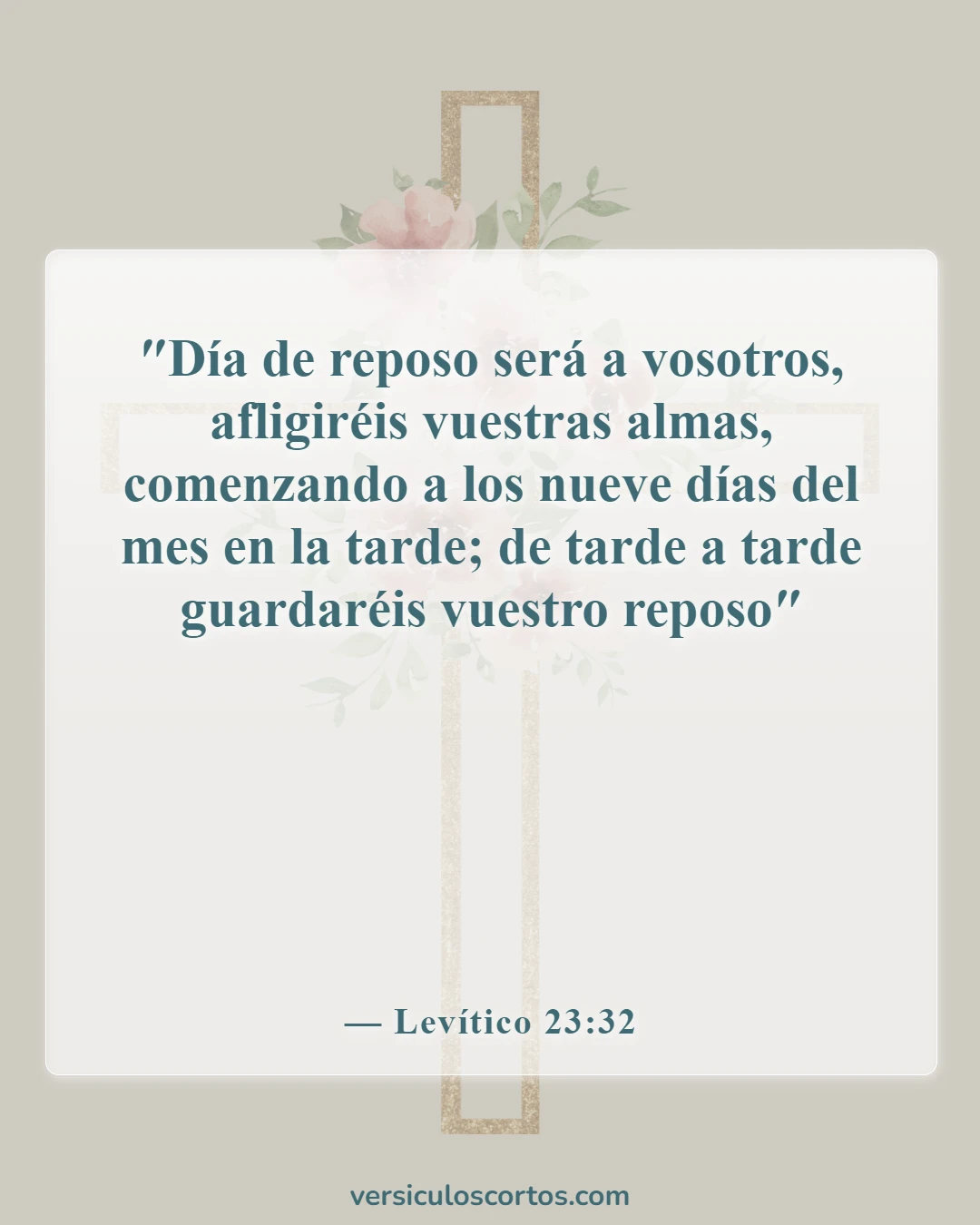Versículos bíblicos sobre el ayuno para la familia (Levítico 23:32)
