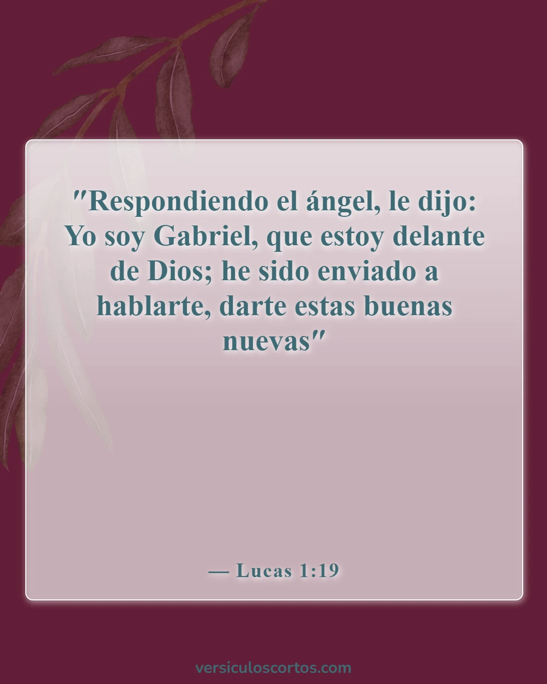 Versículos de la Biblia sobre los ángeles que nos ayudan (Lucas 1:19)
