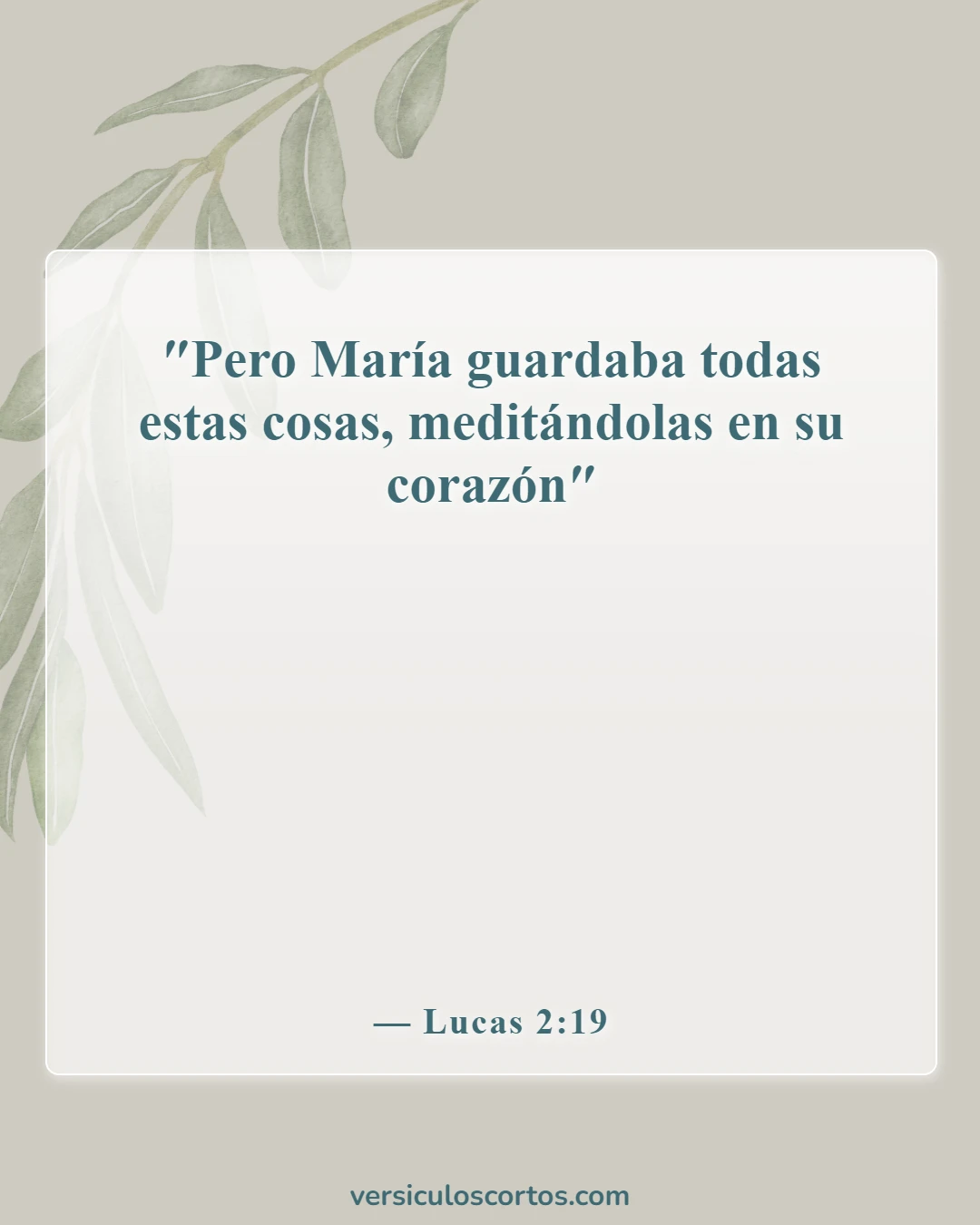 Versículos de la Biblia sobre la celebración de la Navidad (Lucas 2:19)