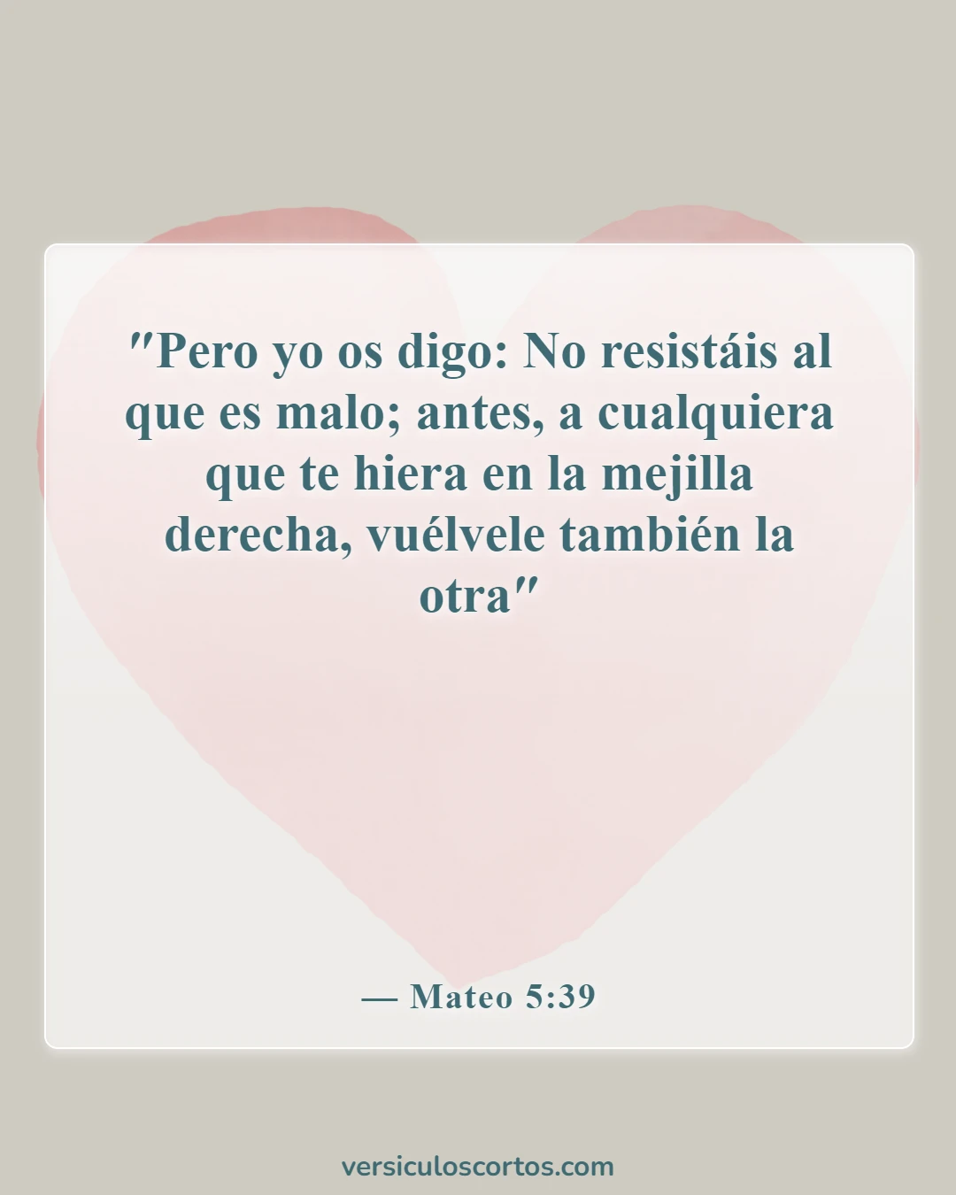 Versículos de la Biblia sobre el maltrato (Mateo 5:39)
