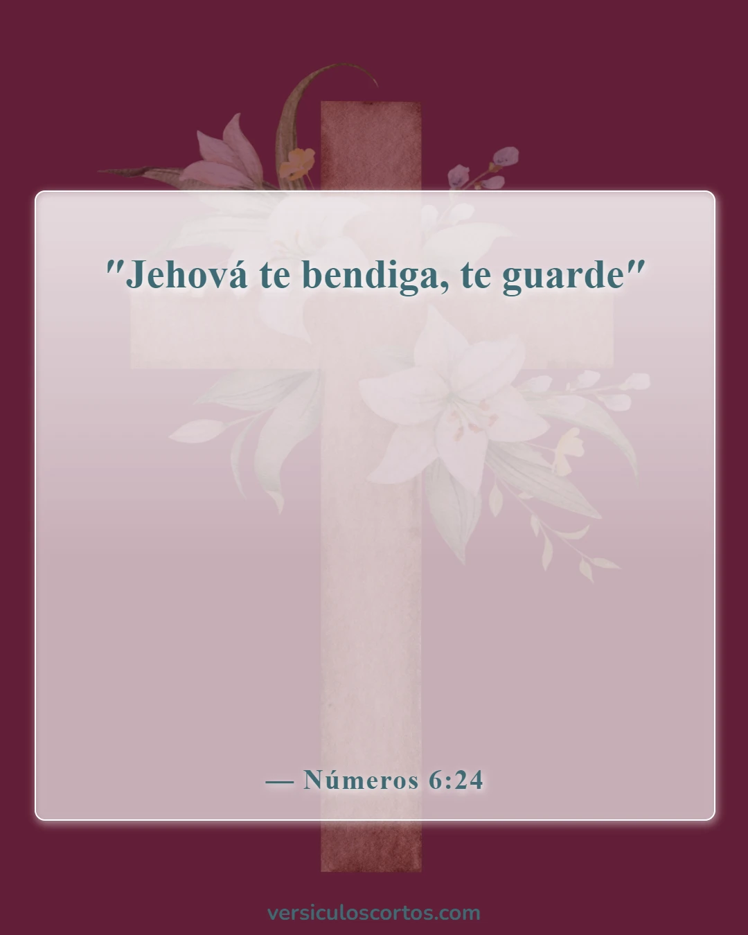Versículos de la Biblia sobre bendiciones y maldiciones (Números 6:24)