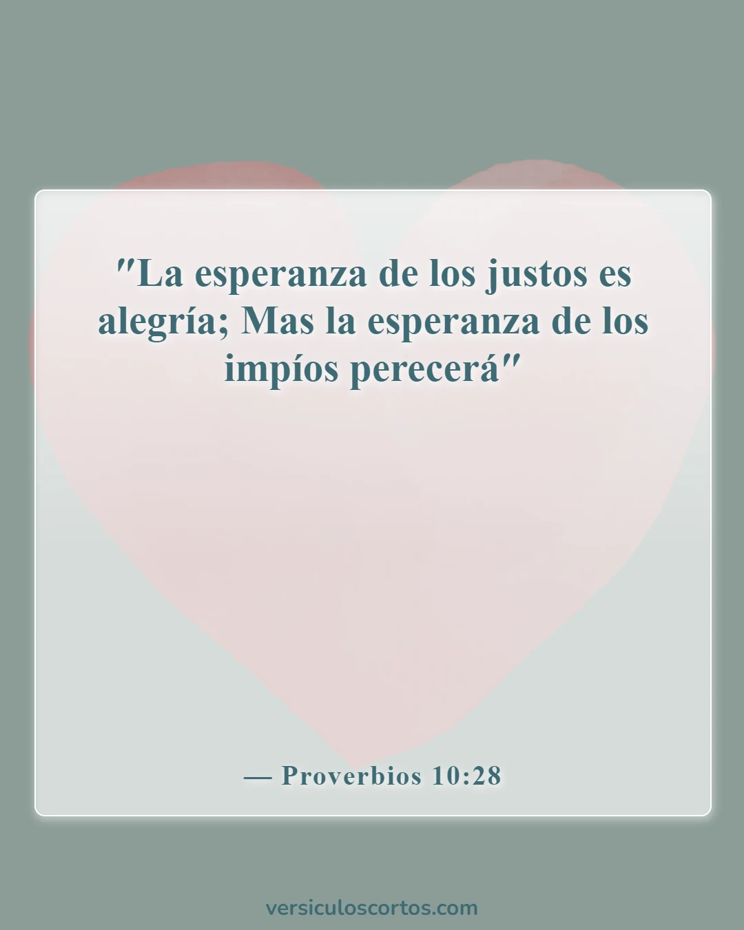 Versículos de la Biblia sobre disfrutar de la vida (Proverbios 10:28)